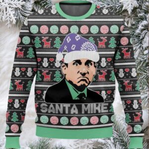 The Office Michael Scott Santa Mike Ugly Christmas Sweater