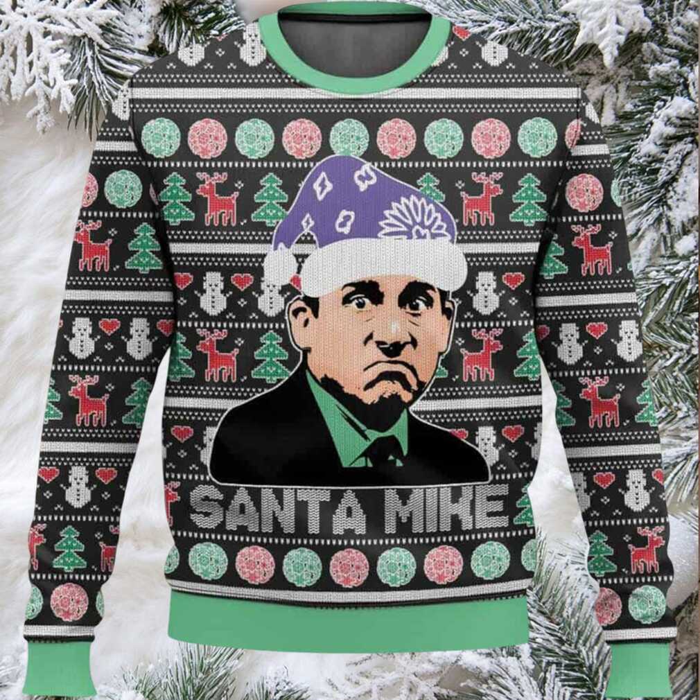 The Office Michael Scott Santa Mike Ugly Christmas Sweater
