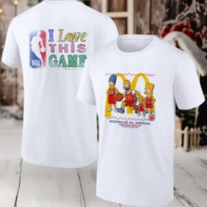 The Simps McDonalds All American I love this game cartoon shirt