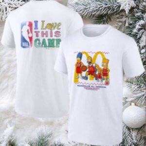 The Simps McDonalds All American I love this game cartoon shirt