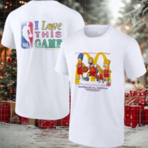 The Simps McDonalds All American I love this game cartoon shirt
