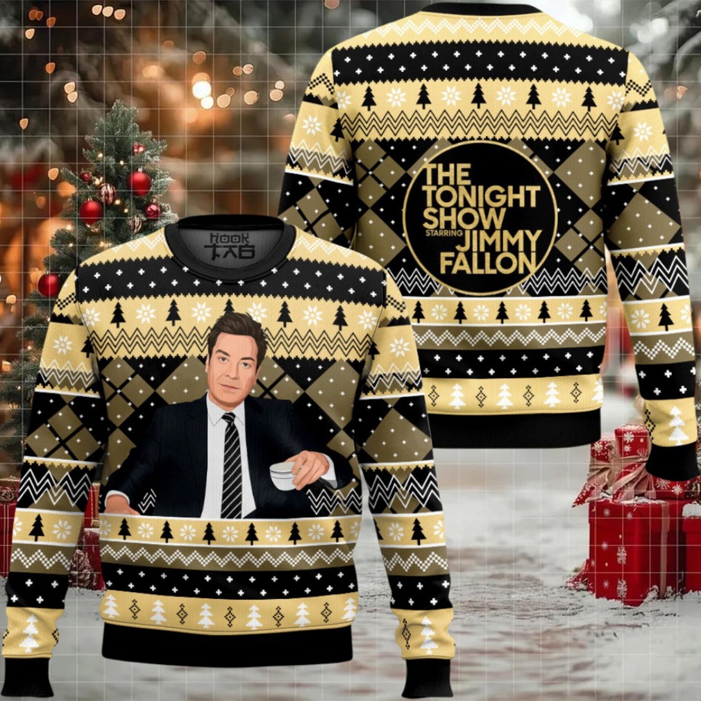 The Tonight Show Starring Jimmy Fallon Ugly Christmas Sweater The Tonight Show Starring Jimmy Fallon Ugly Christmas Sweater
