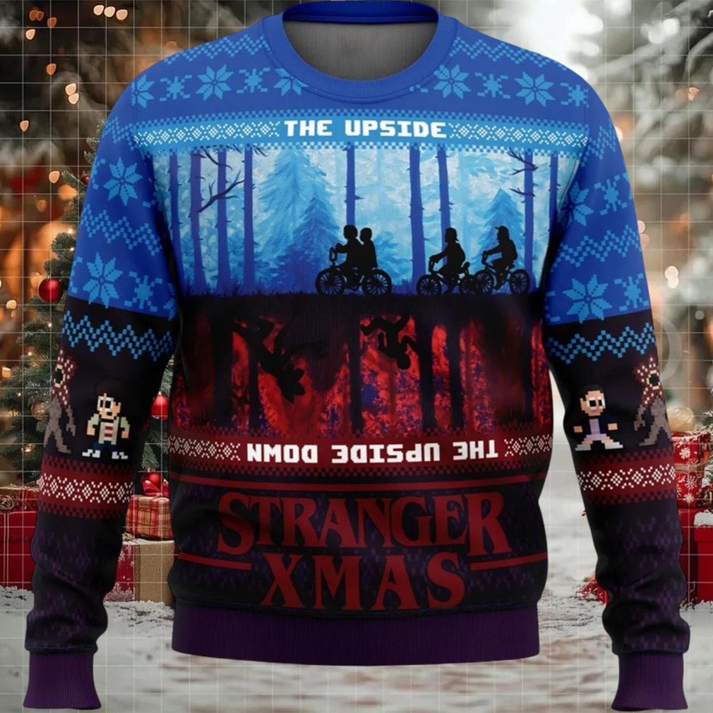 The Upside Down Stranger Xmas Ugly Christmas Sweater The Upside Down Stranger Xmas Ugly Christmas Sweater