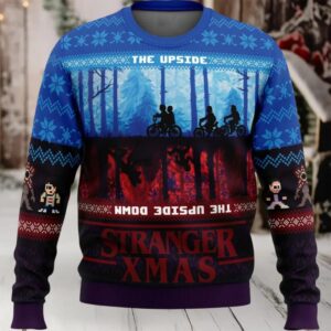 The Upside Down Stranger Xmas Ugly Christmas Sweater