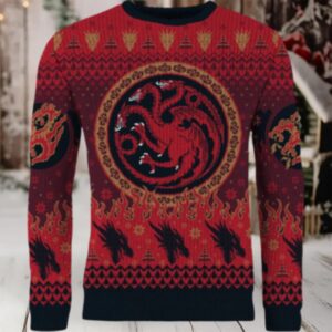 Three Wise Dragons Targaryen Ugly Christmas Sweater