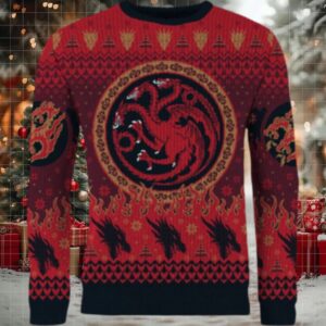 Three Wise Dragons Targaryen Ugly Christmas Sweater