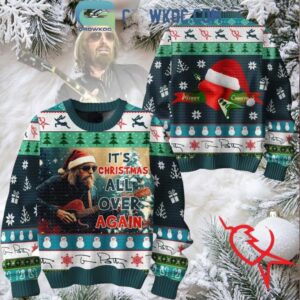 Tom Petty It’s Christmas All Over Again Christmas Ugly Sweater Tom Petty It’s Christmas All Over Again Christmas Ugly Sweater