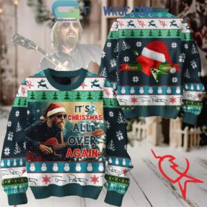 Tom Petty It’s Christmas All Over Again Christmas Ugly Sweater