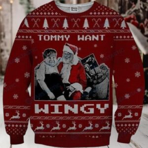 Tommy Want Wingy Tommy Boy For Unisex Ugly Christmas Sweater, All Over Print Sweatshirt