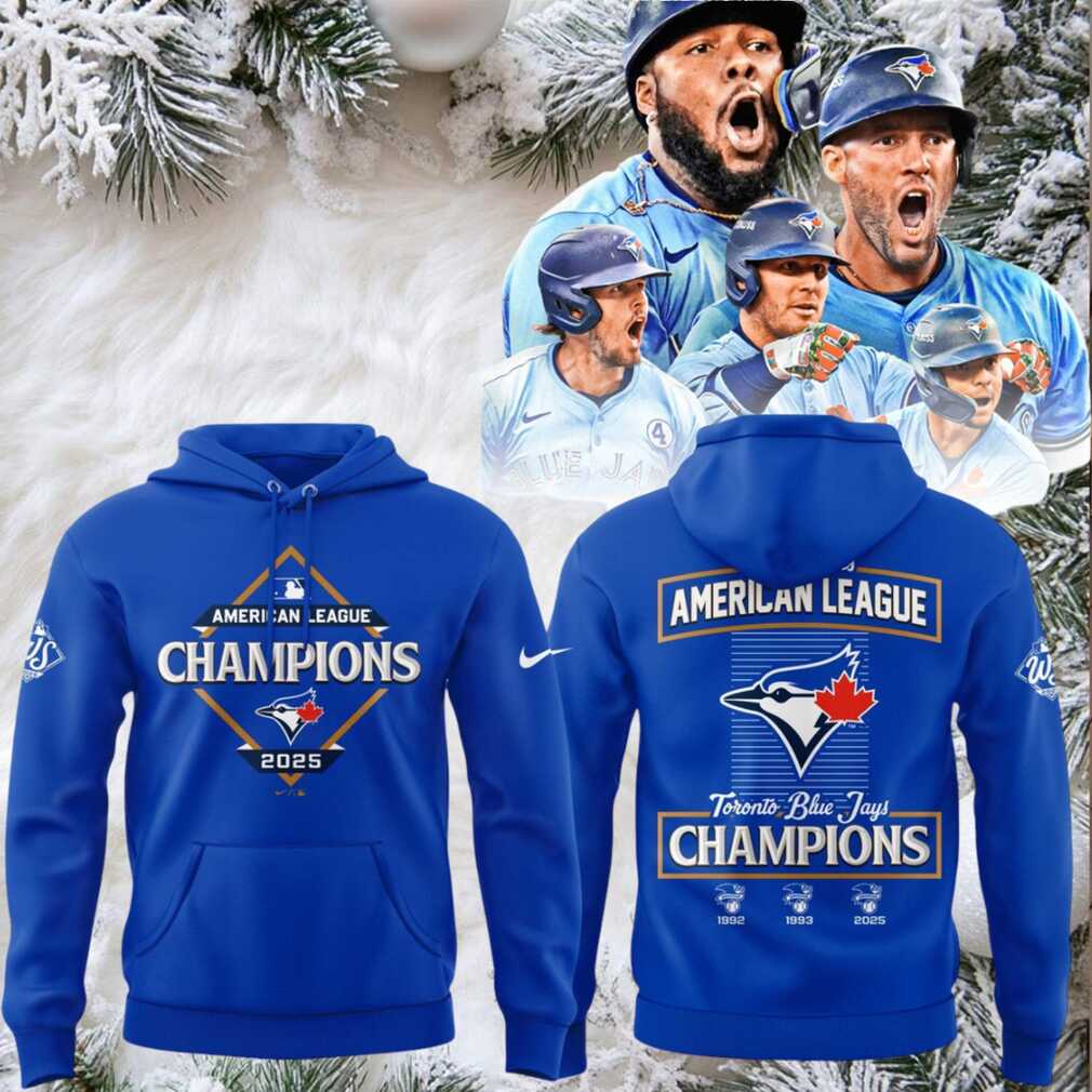 Toronto Blue Jays 2025 American League Champions Hoodie Toronto Blue Jays 2025 American League Champions Hoodie