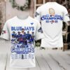 2025 American League Champions Toronto Blue Jay Hoodie – Blue