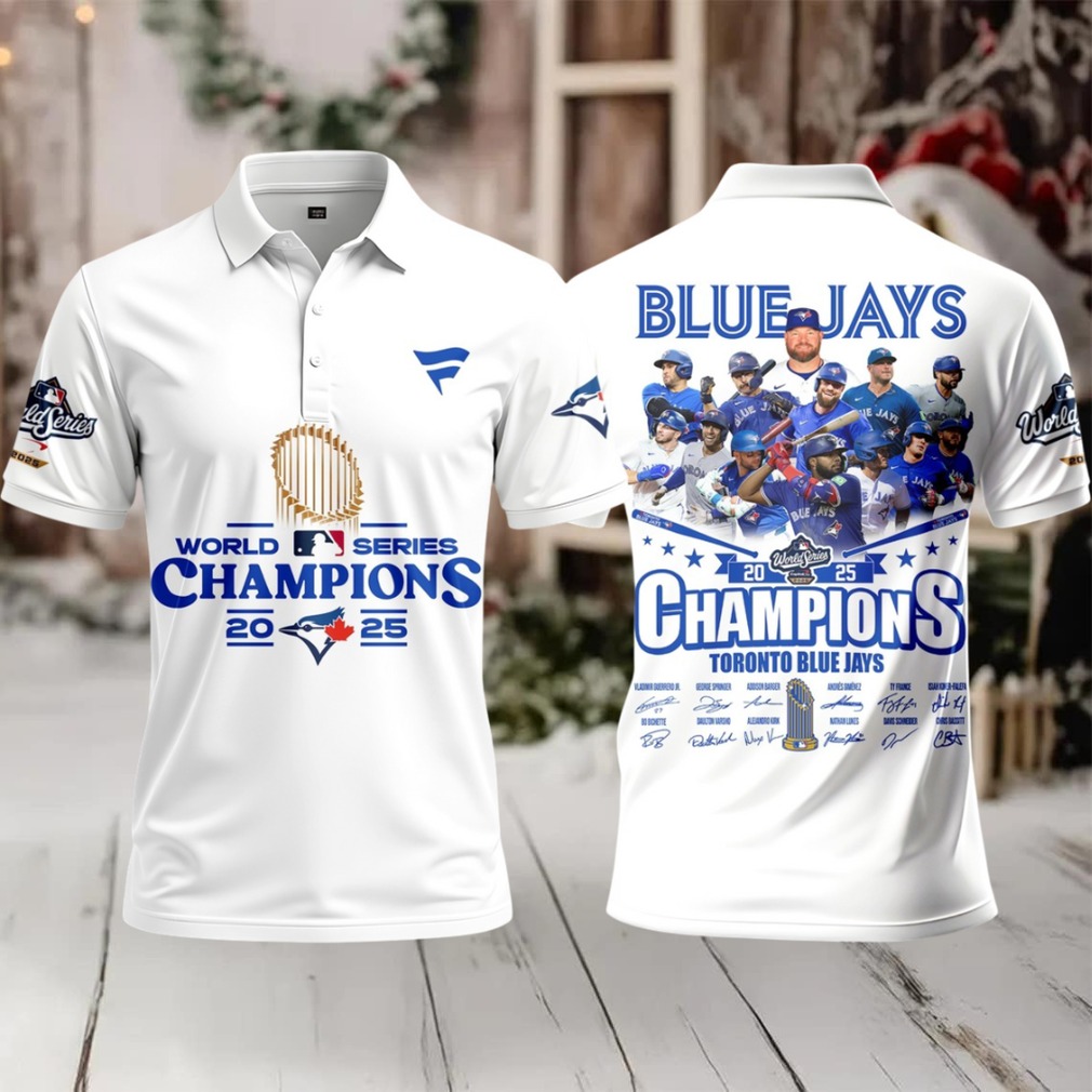 Toronto Blue Jays World Series Champions 2025 Polo Shirt