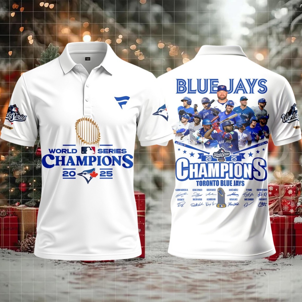 Toronto Blue Jays World Series Champions 2025 Polo Shirt