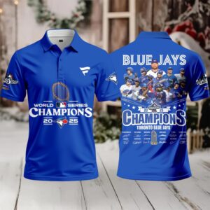 Toronto Blue Jays World Series Champions 2025 Signature Polo Shirt