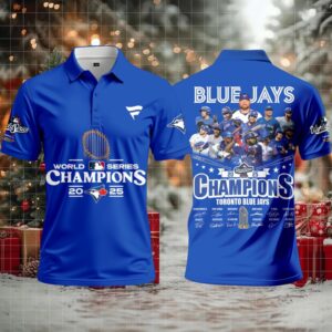 Toronto Blue Jays World Series Champions 2025 Signature Polo Shirt