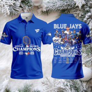 Toronto Blue Jays World Series Champions 2025 Signature Polo Shirt