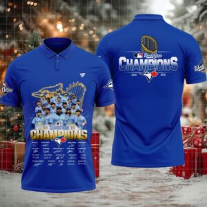 Toronto Blue Jays World Series Champions 2025 Signature Want It All Polo Shirt