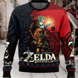 Triforce Zelda Ugly Christmas Sweater _ Anime Ape