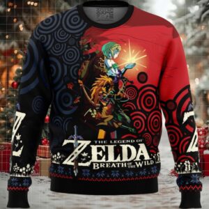 Triforce Zelda Ugly Christmas Sweater _ Anime Ape