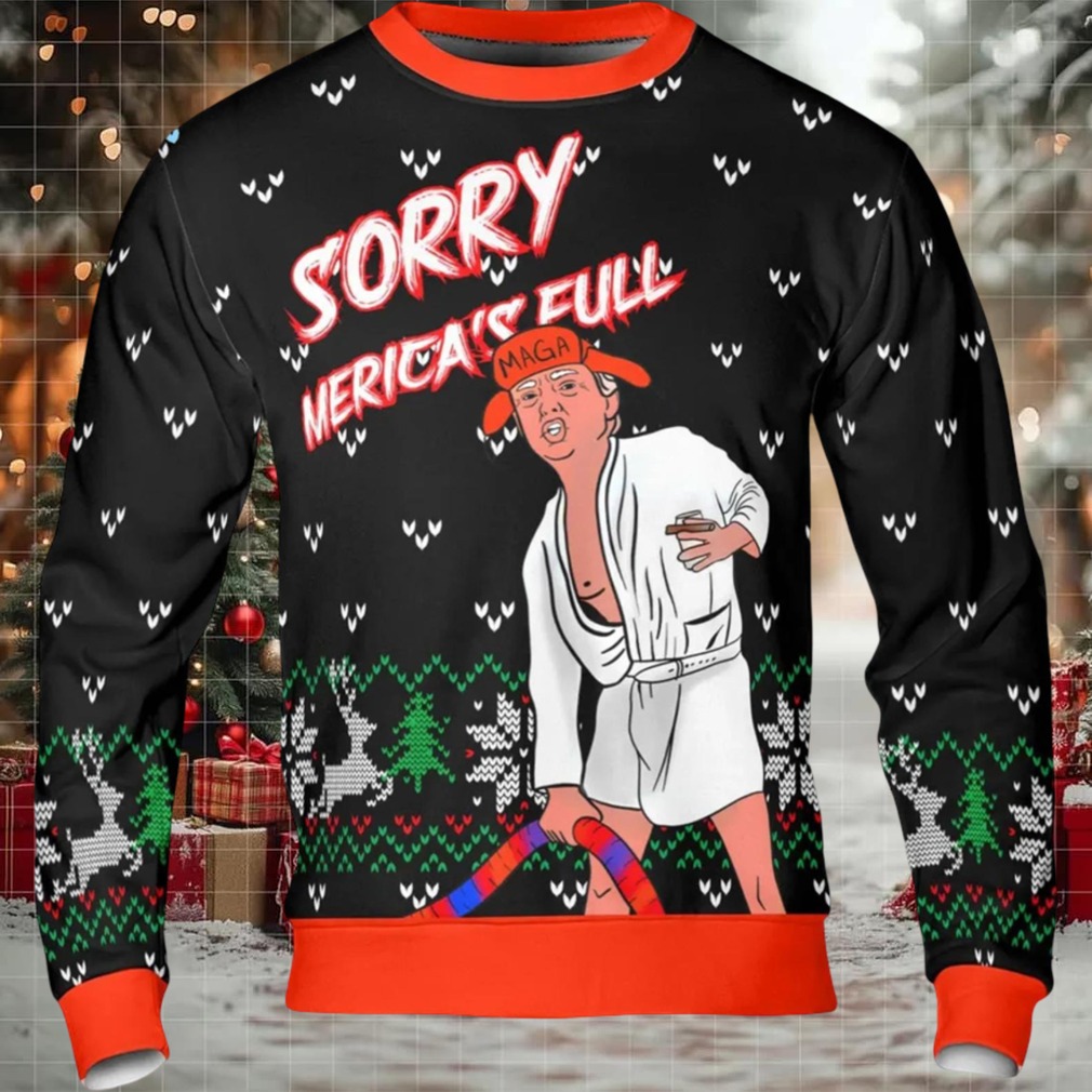 Trump Sorry Merica’s Full Ugly Christmas Sweater Trump Sorry Merica’s Full Ugly Christmas Sweater