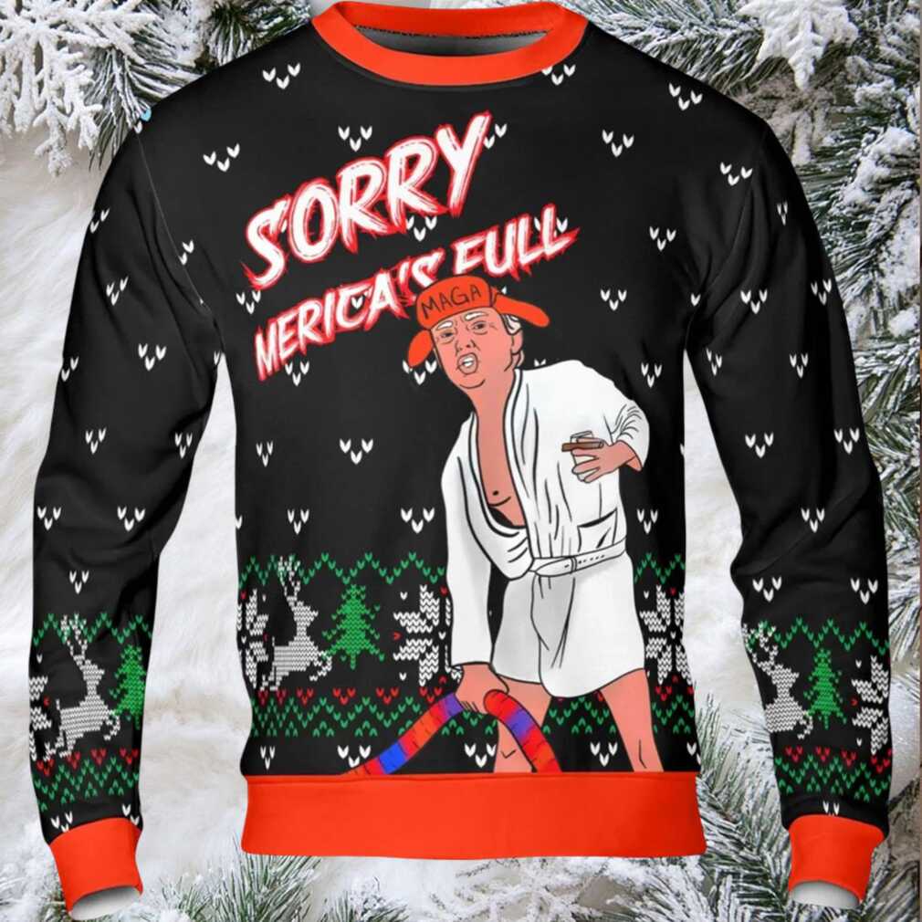 Trump Sorry Merica’s Full Ugly Christmas Sweater Trump Sorry Merica’s Full Ugly Christmas Sweater