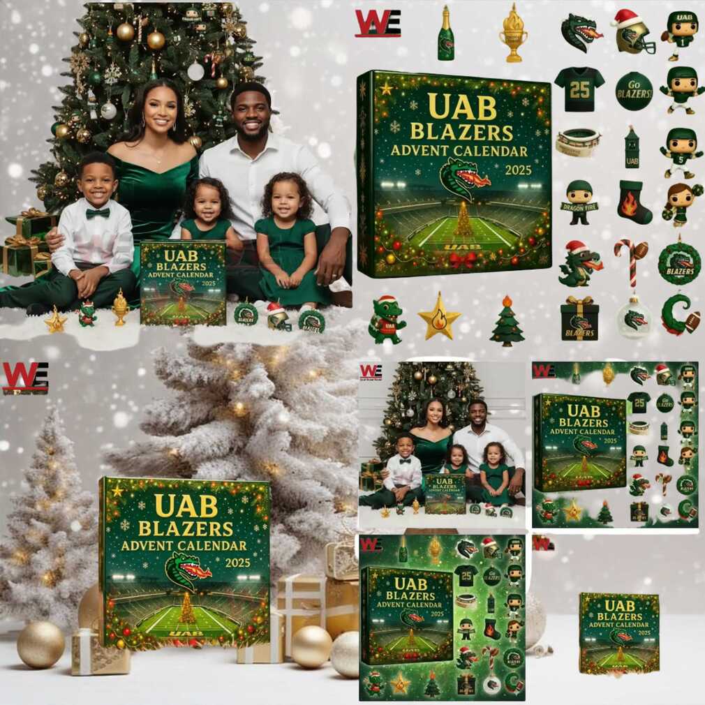 Uab Blazers Advent Calendar 2025 Christmas
