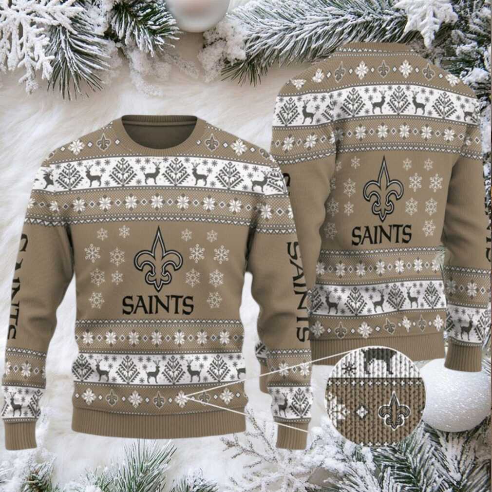 Ugly Christmas Sweater New Orleans Saints, Go Saints! Ugly Christmas Sweater New Orleans Saints, Go Saints!
