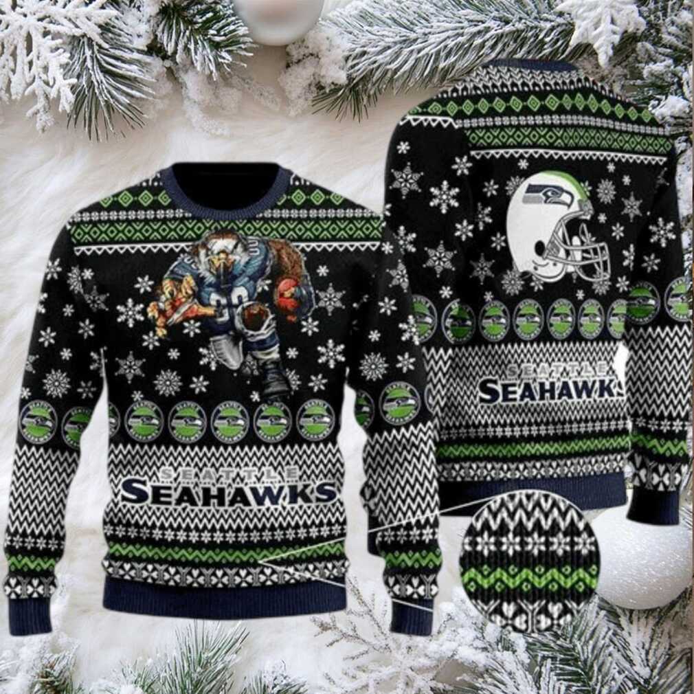Ugly Christmas Sweater Seattle Seahawks, Emerald City Ugly Christmas Sweater Seattle Seahawks, Emerald City