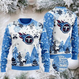 Ugly Christmas Sweater Tennessee Titans, Titan Up! Ugly Christmas Sweater Tennessee Titans, Titan Up!