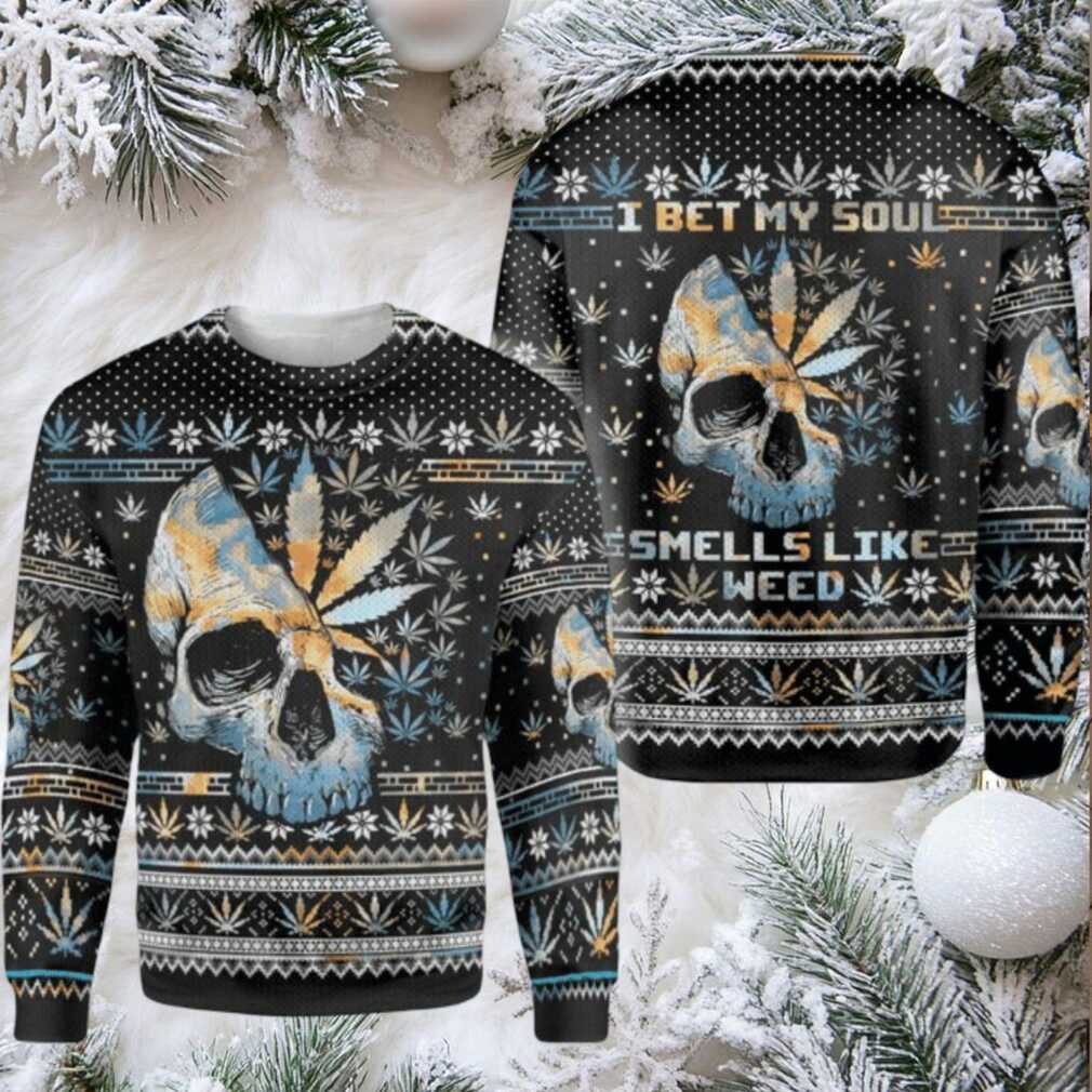 Ugly Sweater Skull Weed Ugly Christmas Sweater Ugly Sweater Skull Weed Ugly Christmas Sweater