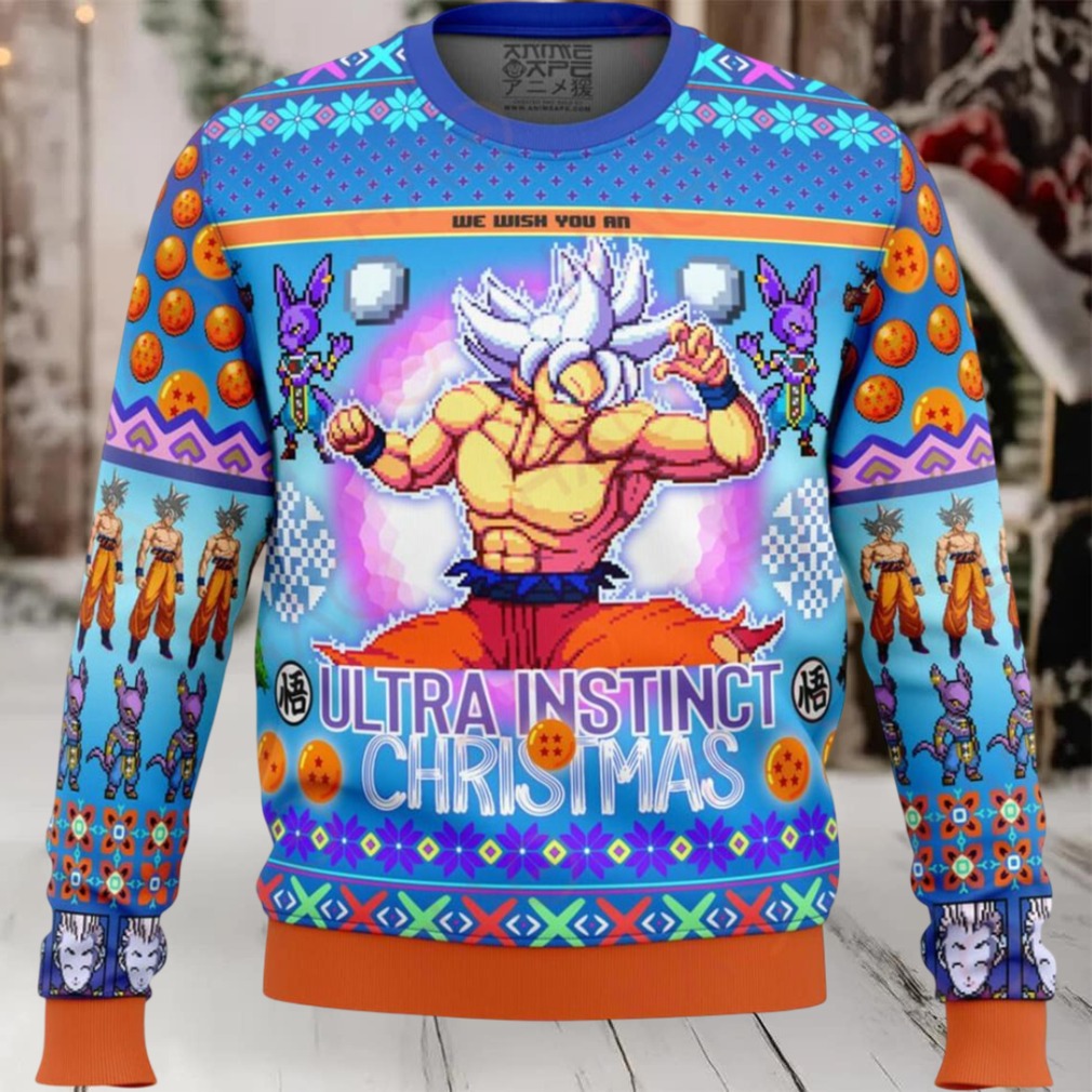 Ultra Instinct Christmas Sweater – Anime Inspired Holiday Gift By Haotees Ultra Instinct Christmas Sweater – Anime Inspired Holiday Gift By Haotees