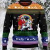 Studio Ghibli Yellow Ugly Christmas Sweater