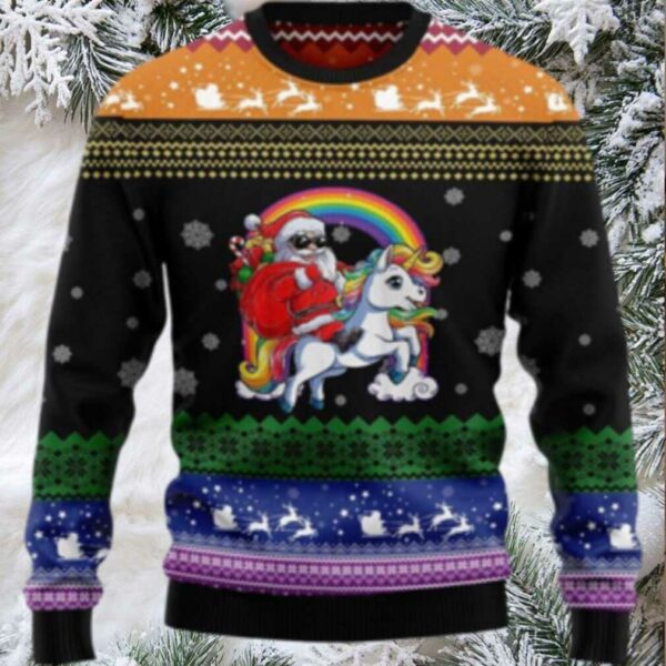 Unicorn Lgbt Ugly Christmas Sweater