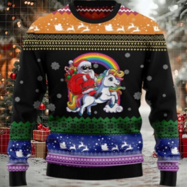 Unicorn Lgbt Ugly Christmas Sweater