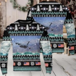 Us Air Force C 17 Globemaster Iii Christmas Aop Sweater