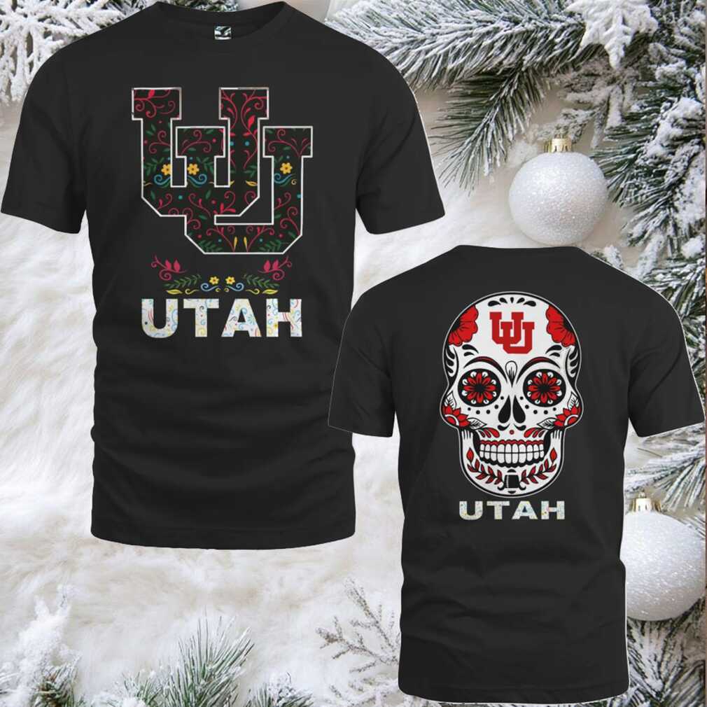 Utah Utes College Football Dia De Los Muertos T Shirt