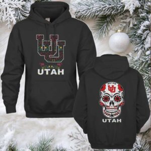 Utah Utes Dia De Los Muertos T Shirt College Football Fan Tee