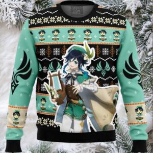 Venti Genshin Impact Ugly Christmas Sweater
