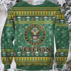 Veteran Christmas Sweater – Us Army Ugly Holiday Sweatshirt – Cozy & Festive Veteran Christmas Sweater – Us Army Ugly Holiday Sweatshirt – Cozy & Festive