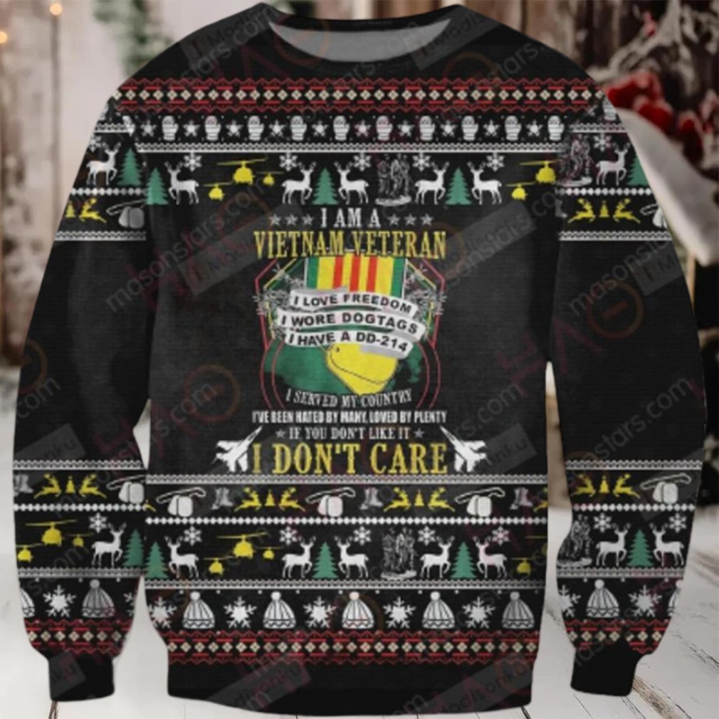 Veteran Sweater I Am A Vietnam Veteran If You Don’T Like It I Don’T Care Black Ugly Sweater Veteran Sweater I Am A Vietnam Veteran If You Don’T Like It I Don’T Care Black Ugly Sweater