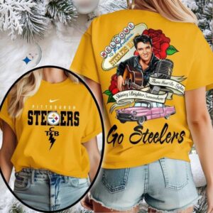 Pittsburgh Steelers NFL Elvis Presley Rose Shirt