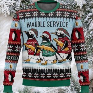 Waddle Service Ugly Christmas Sweater
