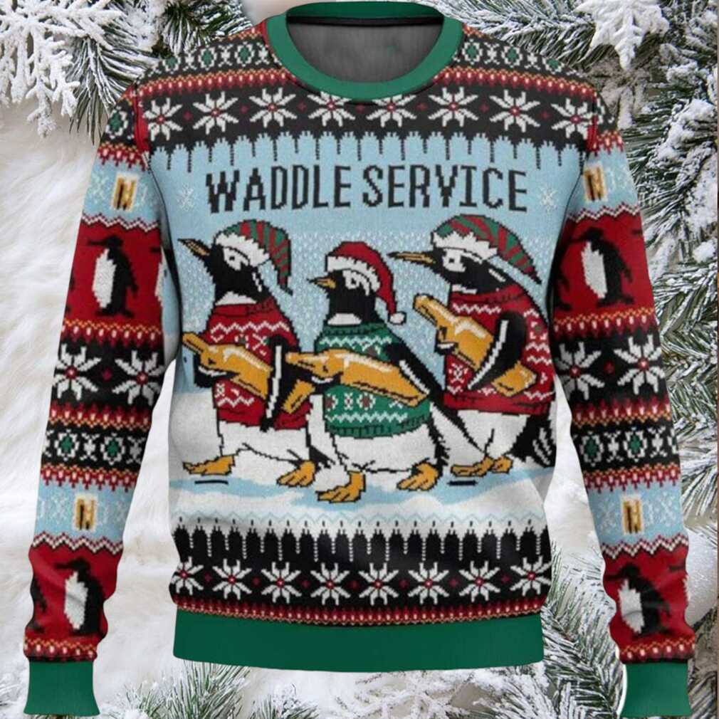 Waddle Service Ugly Christmas Sweater Waddle Service Ugly Christmas Sweater