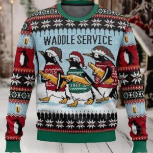 Waddle Service Ugly Christmas Sweater