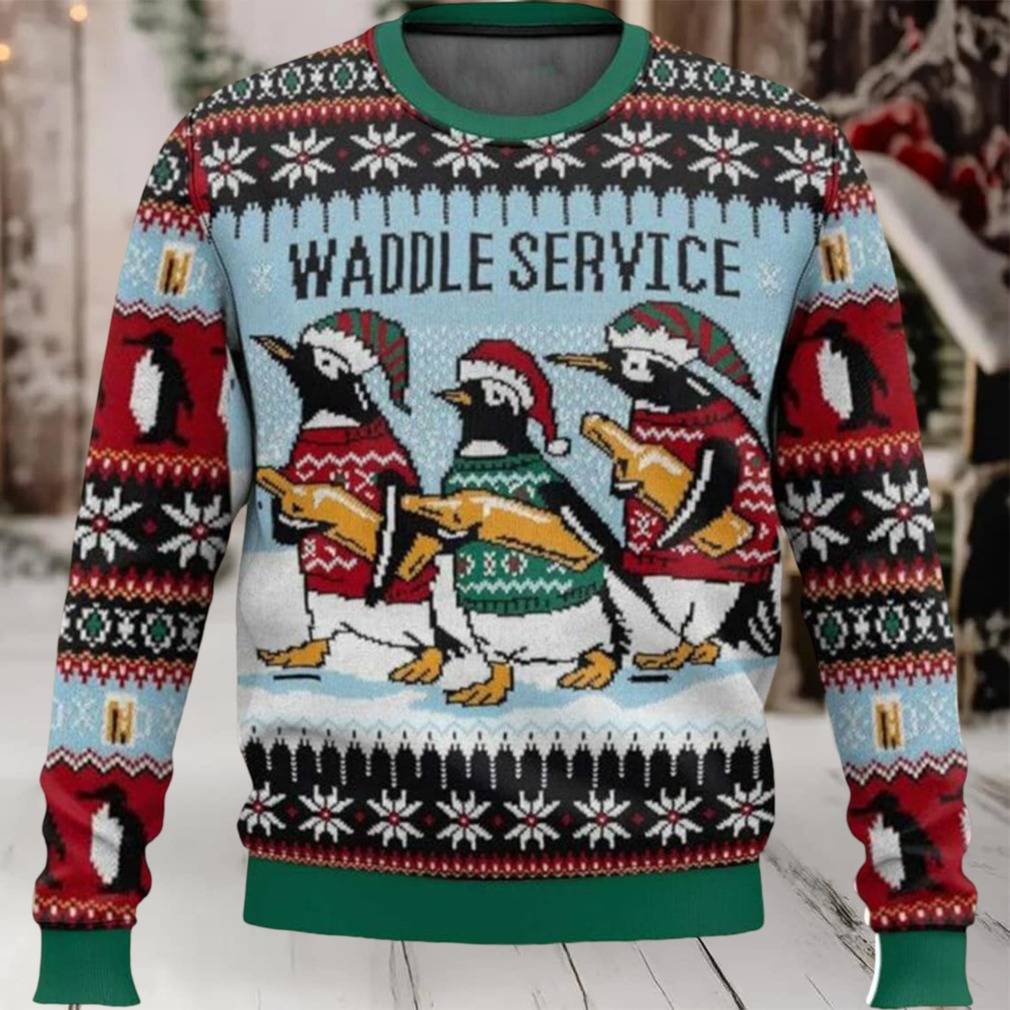 Waddle Service Ugly Christmas Sweater Waddle Service Ugly Christmas Sweater