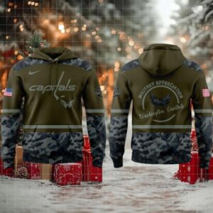 Washington Capitals Military Appreciation Night 2025 Honor With Love Hoodie T Shirt