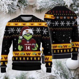 Washington Commanders Custom Christmas Ugly Sweater