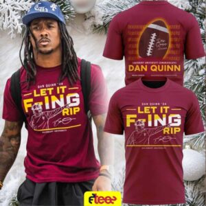 Washington Commanders Dan Quinn ’34 Let It F ing Rip Salisbury University 2 sided t shirt