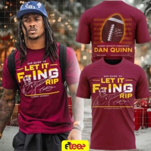 Washington Commanders Dan Quinn ’34 Let It F ing Rip Salisbury University 2 sided t shirt