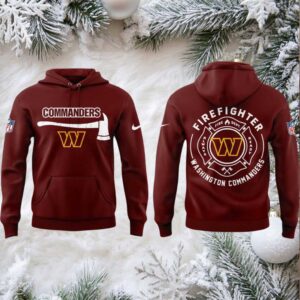 Washington Commanders Firefighter 2025 Day Appreciation Fire Dept Hoodie T Shirt